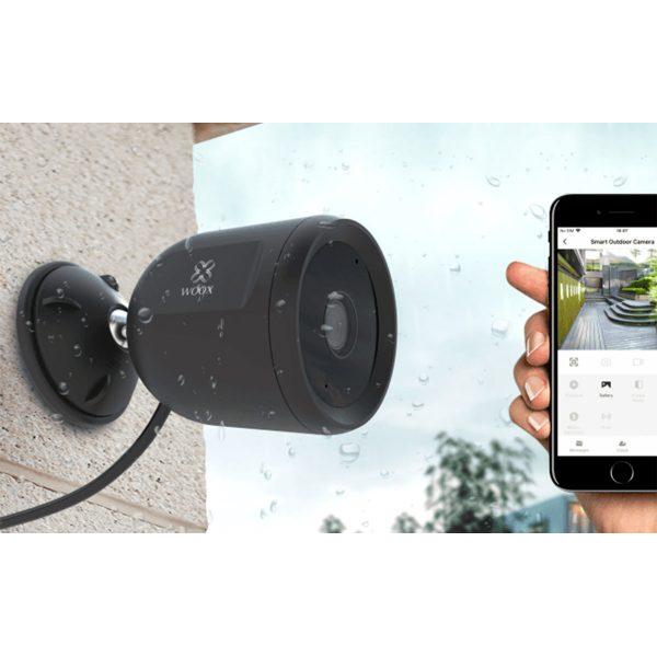 Wox Wox R9044 Camera di sicurezza wireless esterna, WiFi, 1080p