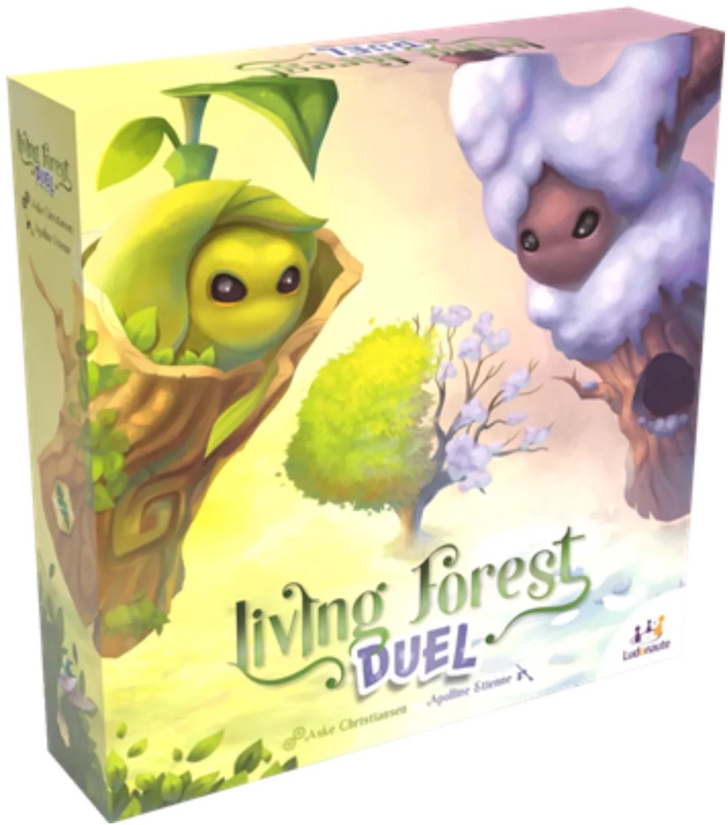 Gioco da tavolo Asmodee Living Forest Duel, gioco strategico per 2 giocatori.