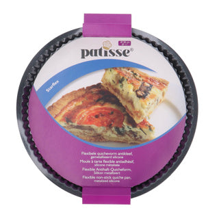 Patisse Patisse Quiche Vorm 28 cm silicone nero