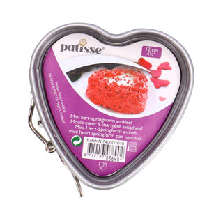 Patisse Silver-top Mini Heart-Pring Forma 12 cm