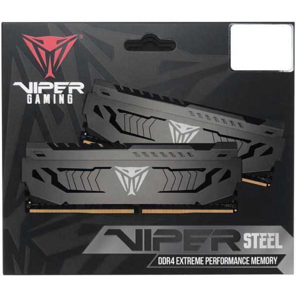 Patriot Patriot PVSR432G320C8K VIPER MEMORY RGB, 32 GB, DIMM, DDR4 3200MHz, Cl18 Black HS, RGB