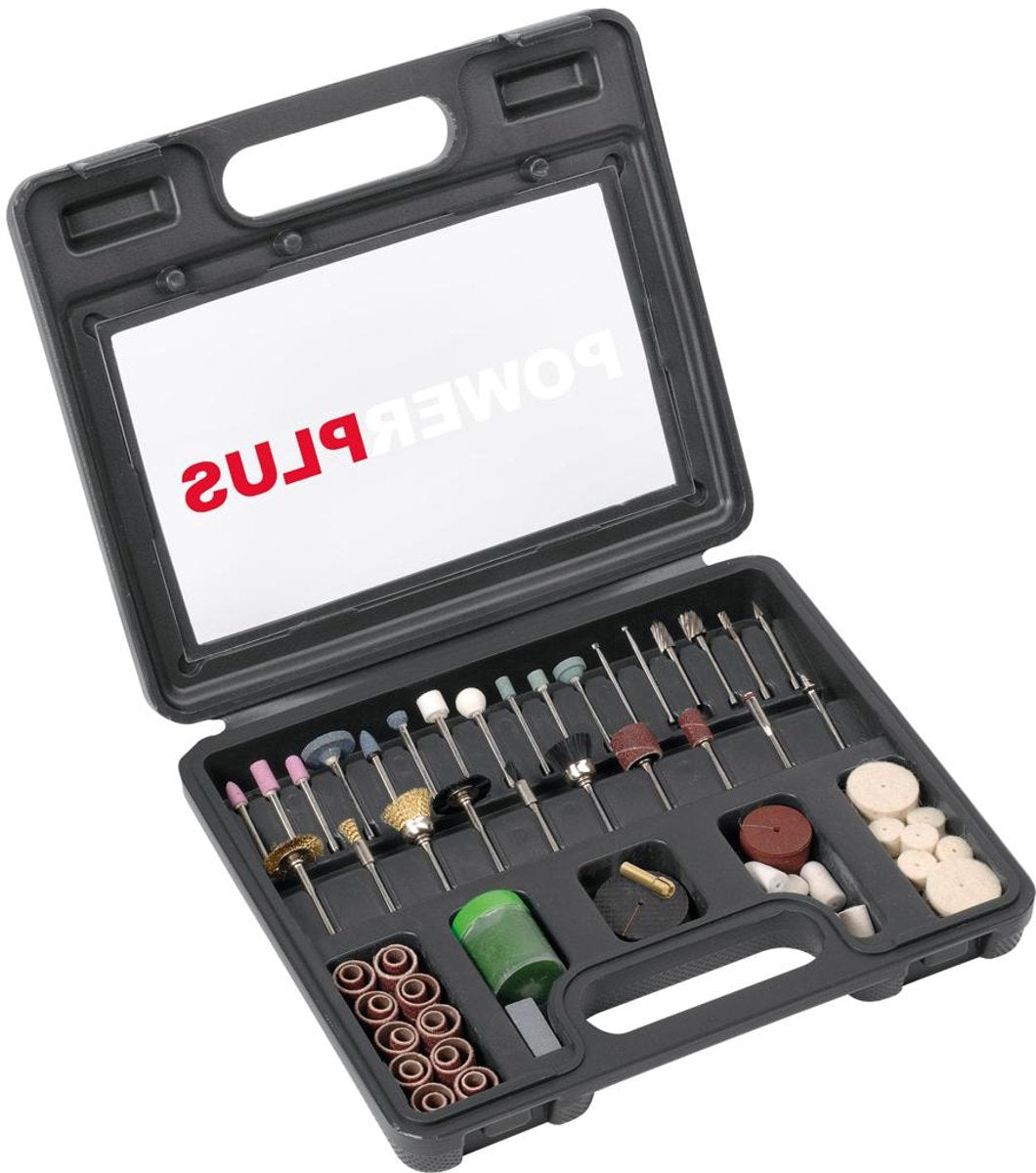 Set di accessori multiutensile Powerplus powe90600 - applicazioni multiutensile oscillante - adatto per powx1820 e powx134 - 102 pezzi