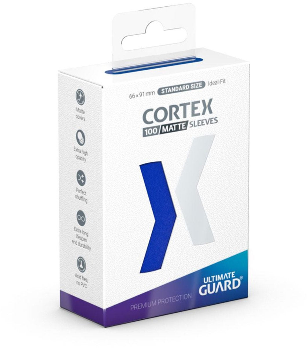 Maniche Ultimate Guard Cortex opache misura standard (100) - blu