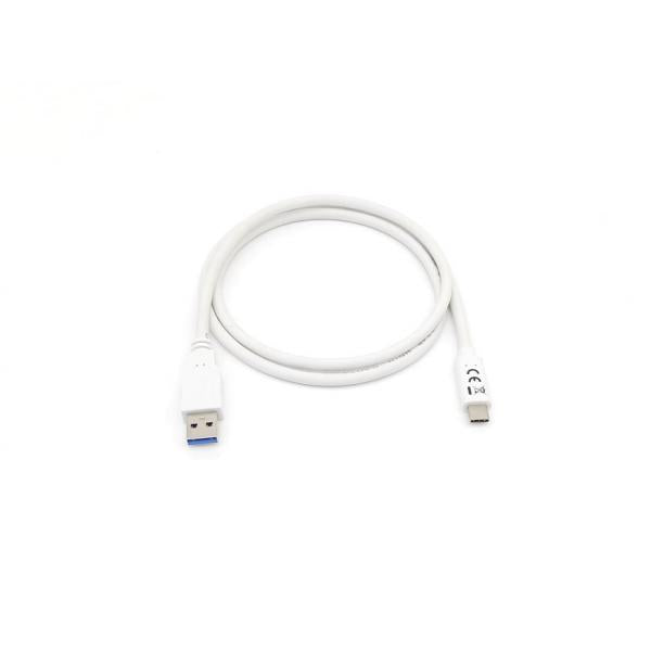 Equipaggiamento equipaggia 128363 USB 3.2 Gen 1 Type-C su un cavo, USB 3.2 Gen 1, 5000 Mbit S, M M, 1 m, bianco