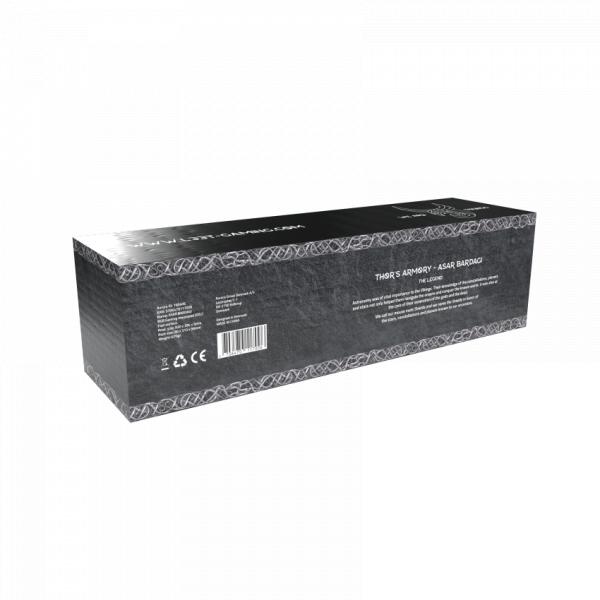 L33T Gaming L33T Gaming 160406 Asar Bardagi XXL RGB Gaming MousePad, superficie veloce. 920 x 294 x 3 mm, nero