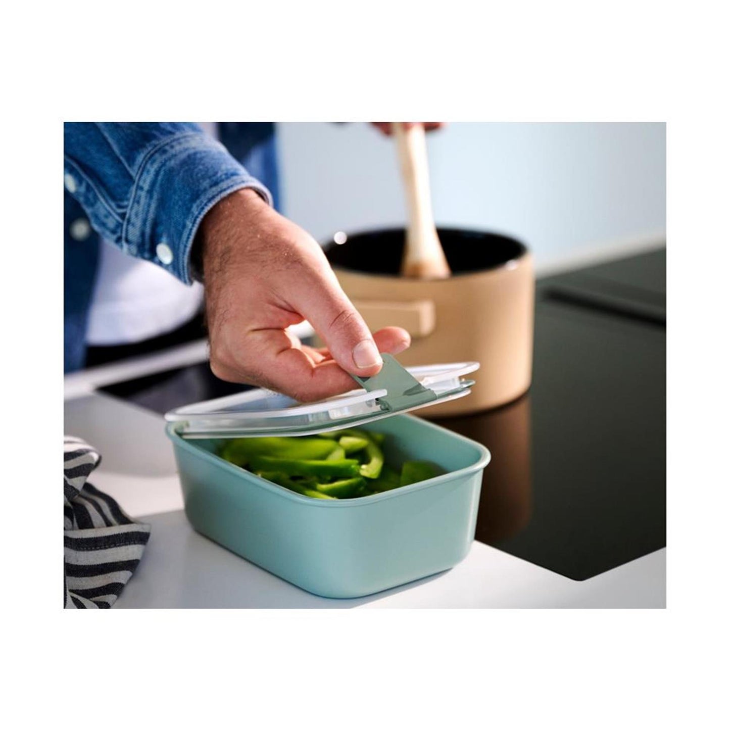 Mepal versholding Box EasyClip Nordic White 1000 ml