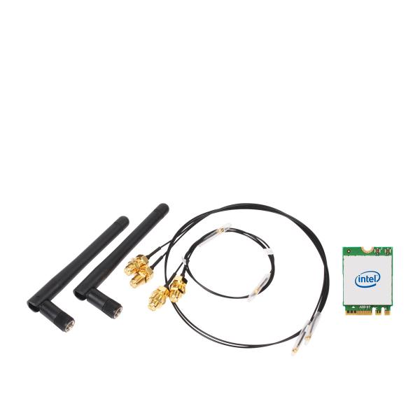 Shuttle Shuttle WLN-M1 Universal WLAN-AX Bluetooth Kit con scheda M.2
