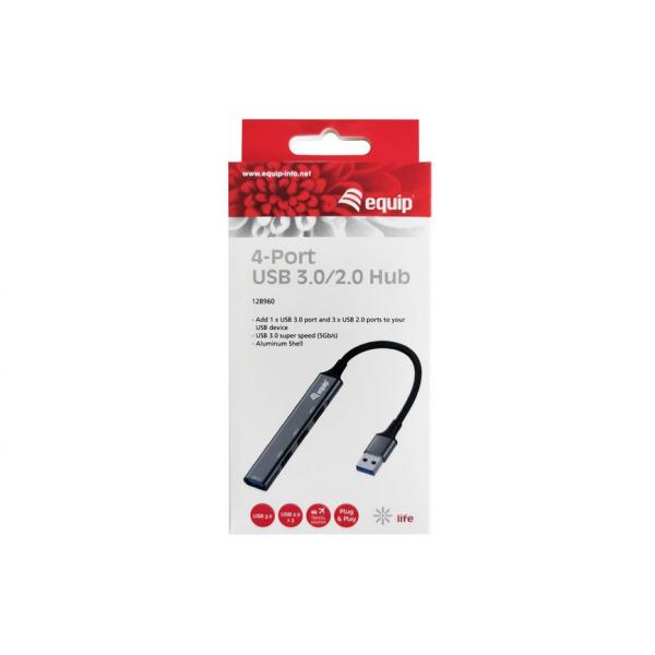 Equip 128960 4-port usb 3.0 2.0 hub
