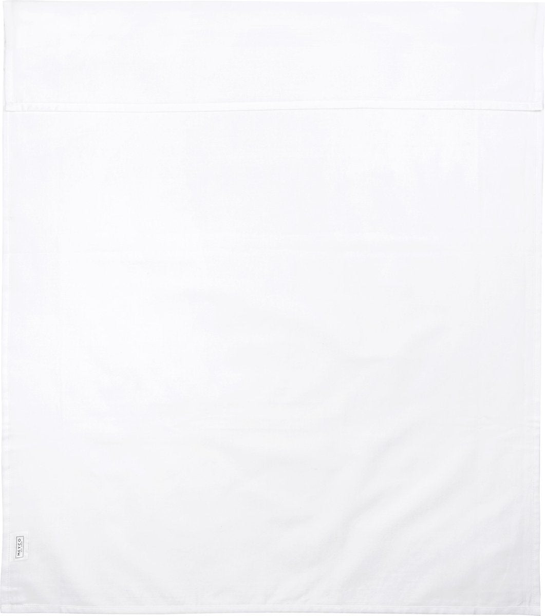 Lenzuolo per culla Meyco Baby Uni - bianco - 75x100 cm - 0,3 tog