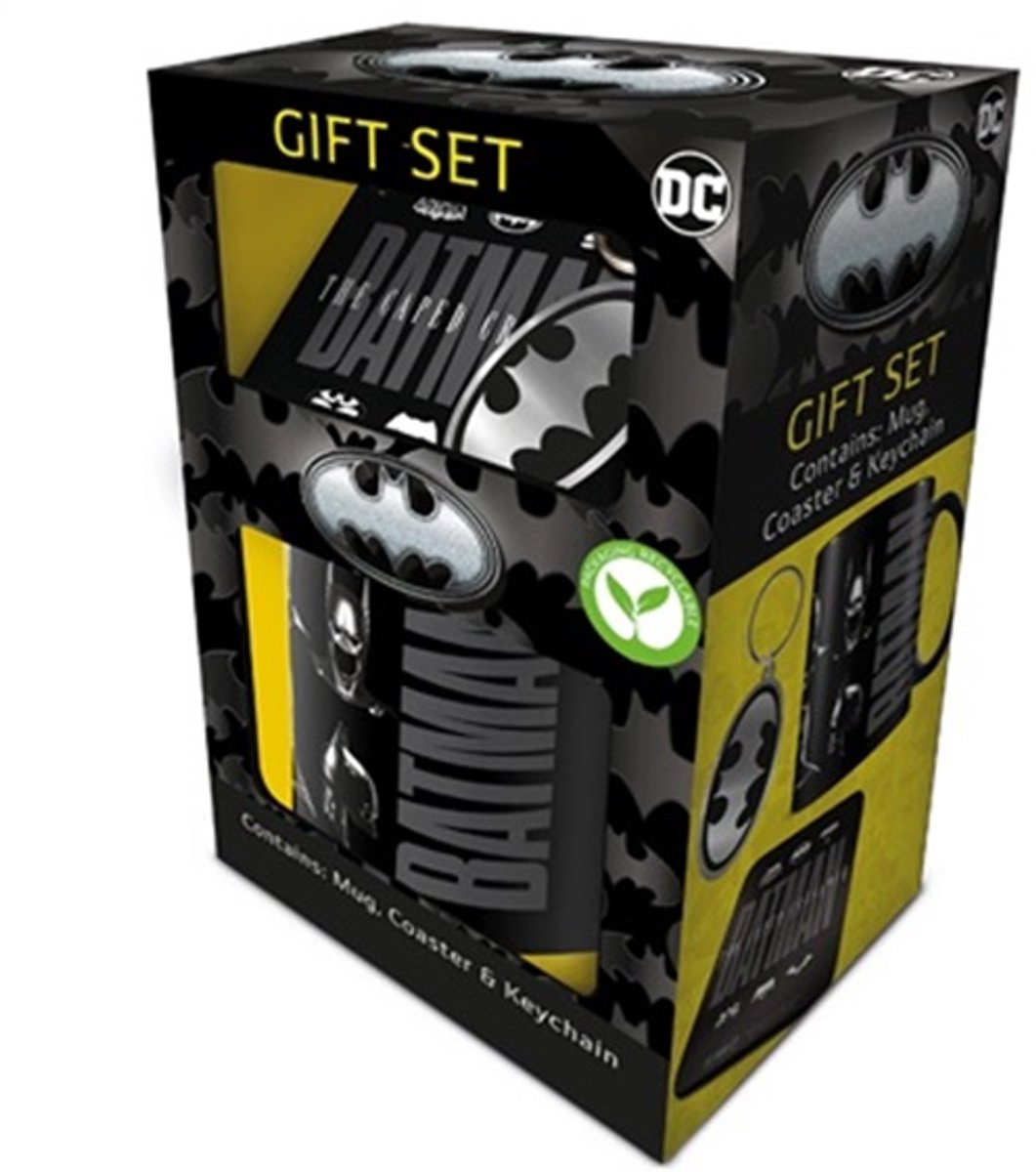 Pyramid batman gift set mok groen