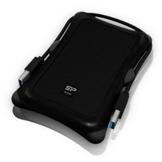 Silicon Power Silicon SP020TBPDA30S3A Armor A30 HDD portatile, 1TB, USB3.2 Gen 1, Anti-Shock, Black, MIL-STD