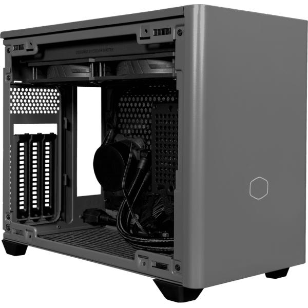 Cooler Master Cooler NR200P-MCNN85-SL0 Masterbox NR200P Max Black Grey, Mini-ITX, USB 3.2 Gen 1, 2x 2.5