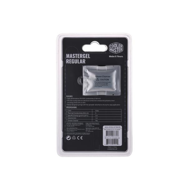 Cooler Master Cooler MGX-ZOSG-N15M-R2 Mastergel regular, 1.5 ml, 5 W M-K, Gray