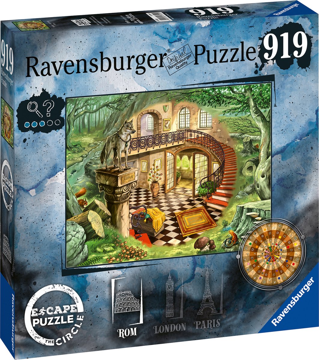 Ravensburger escape the circle puzzle Roma - puzzle - 920 pezzi