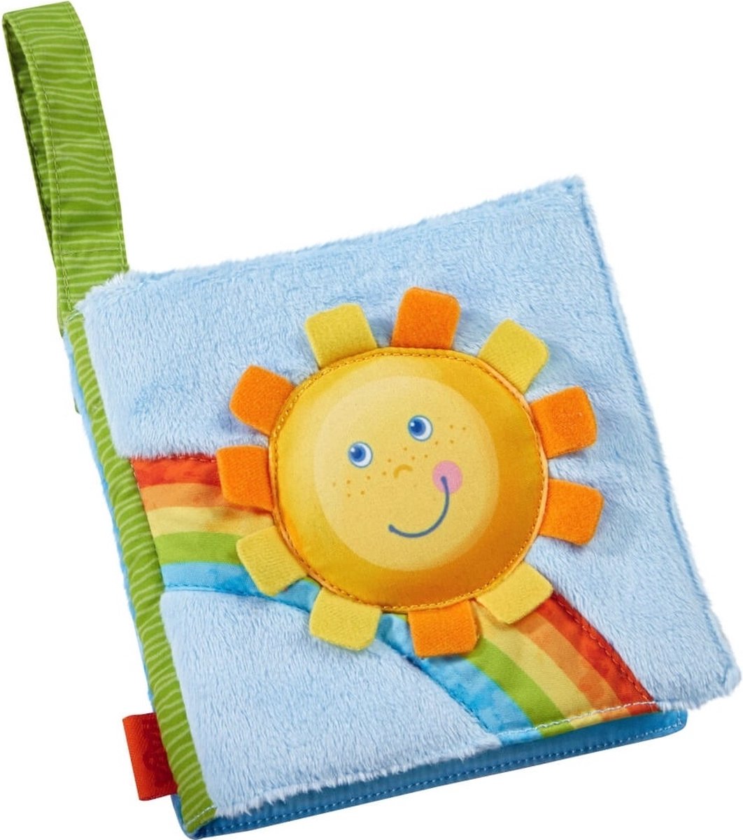 Libro in tessuto Haba mondo arcobaleno