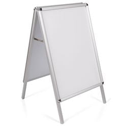 Letrero de acera bi-office blanco 700 x 1000 mm (ancho x alto)