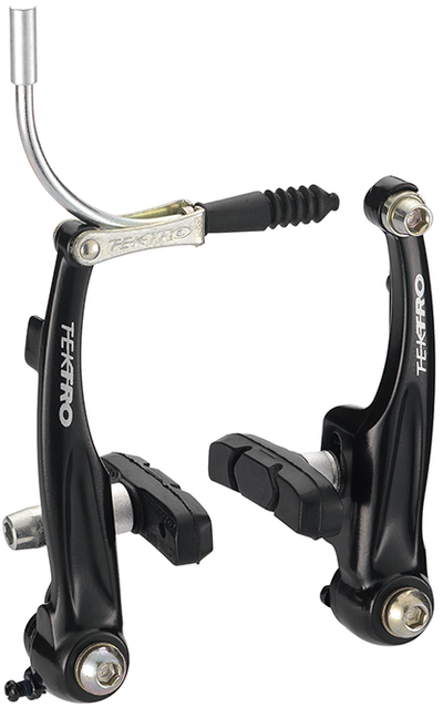 Tektro remset v-brake m837al met remblokken 836.12 zwart