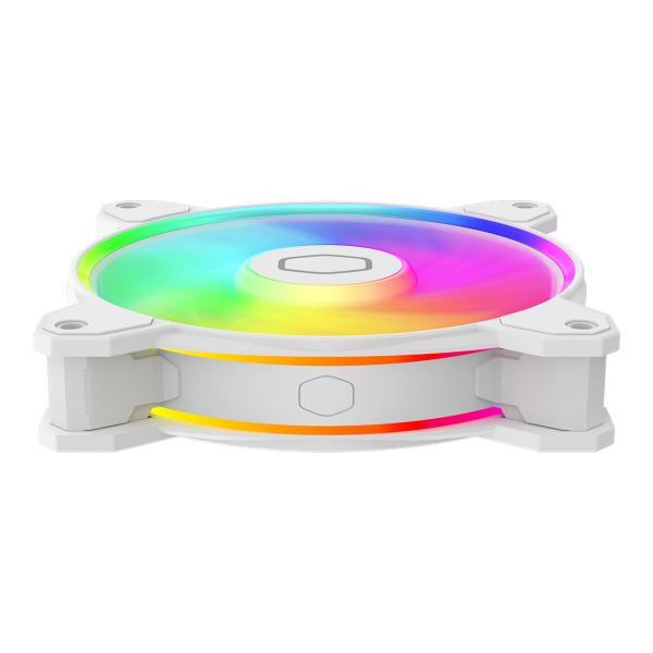 Cooler Master Cooler MFL-B2DW-21NP2-R2 Masterfan MF120 HalO2 White Edition, 120mm, 27 dB, 51,88 cfm, bianco