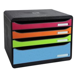 Ladekastje exacompta big box plus assorti kunststof