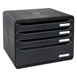 Cómoda exacompta big box plus plástico negro