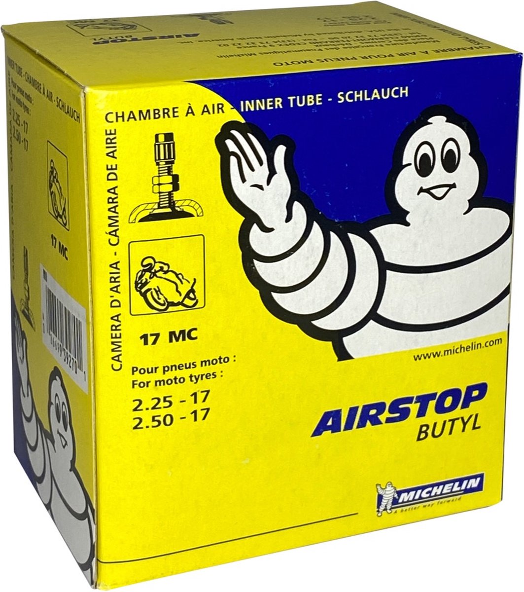 Camera d'aria Michelin 17-2.25 2.50 valvola dritta