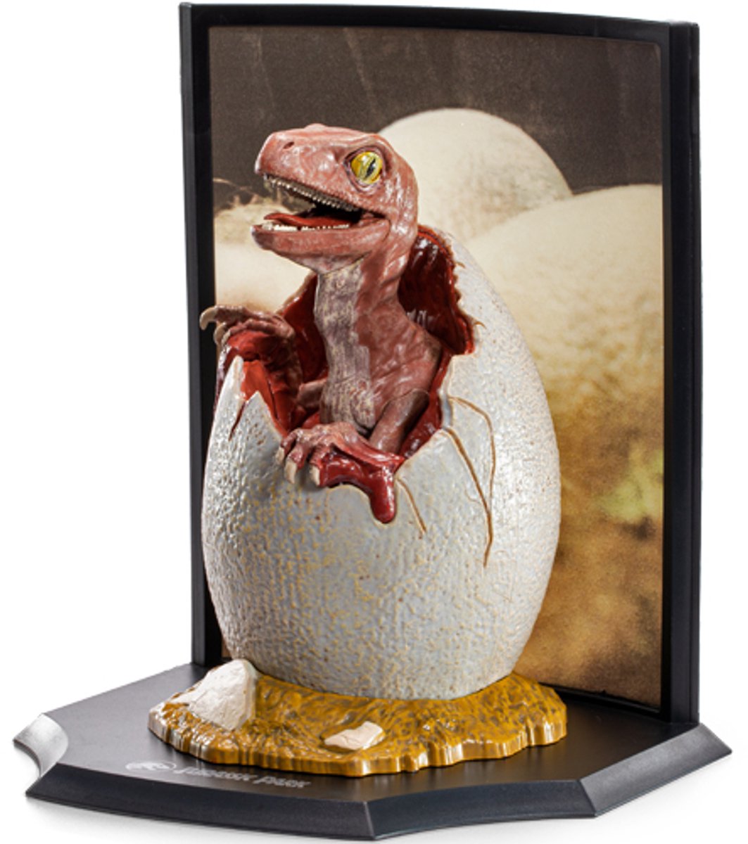 Noble collection jurassic park - toyllectible treasures figuur - egg