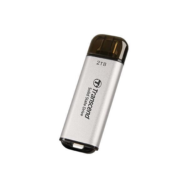 Trascendi TS1TET300S ESD300S SSD esterno, 1 TB, USB Type-C, 10 Gbps, 1050 950 MB S, argento