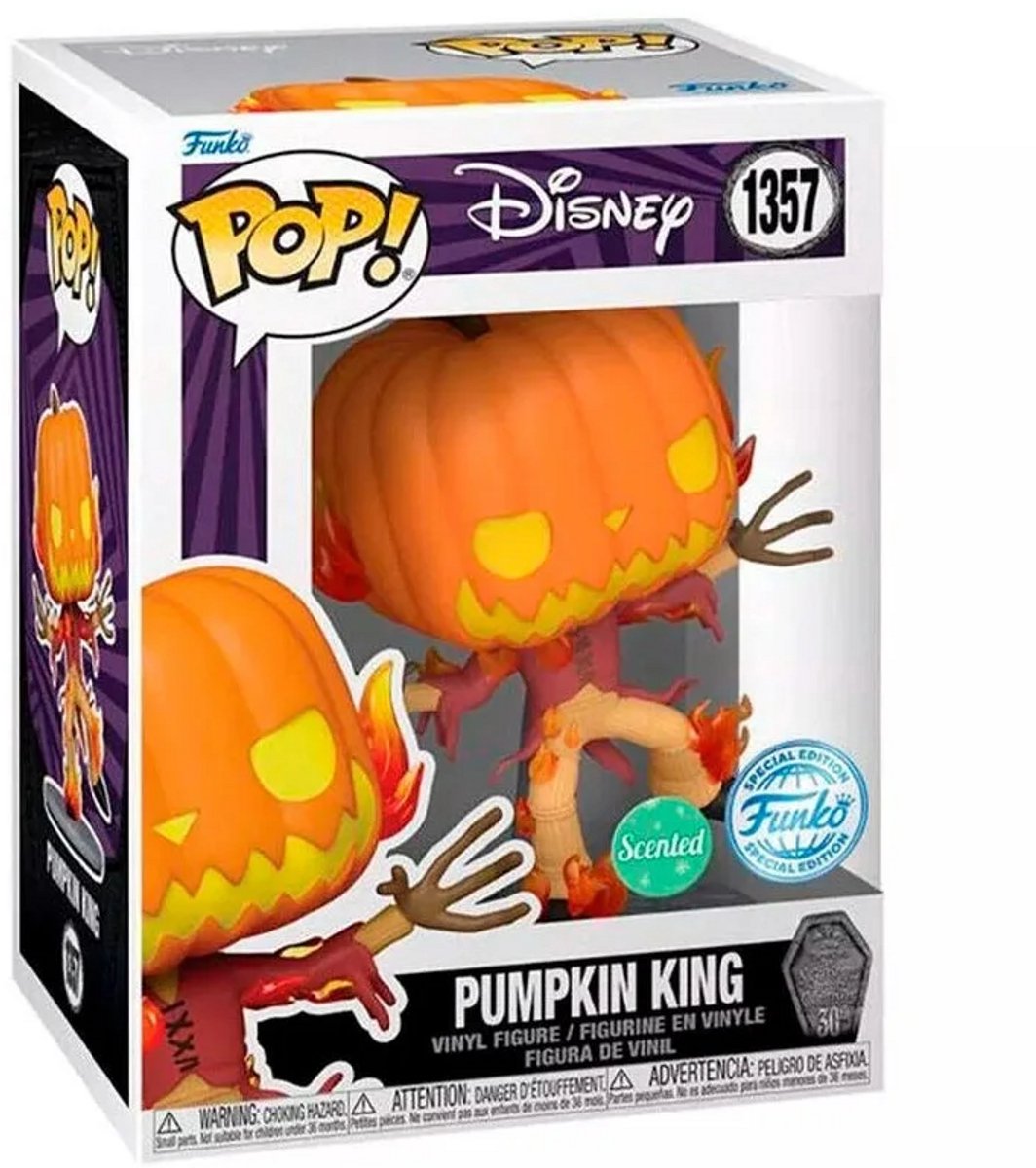 Funko pop! disney - pumpkin king #1357 scented exclusive