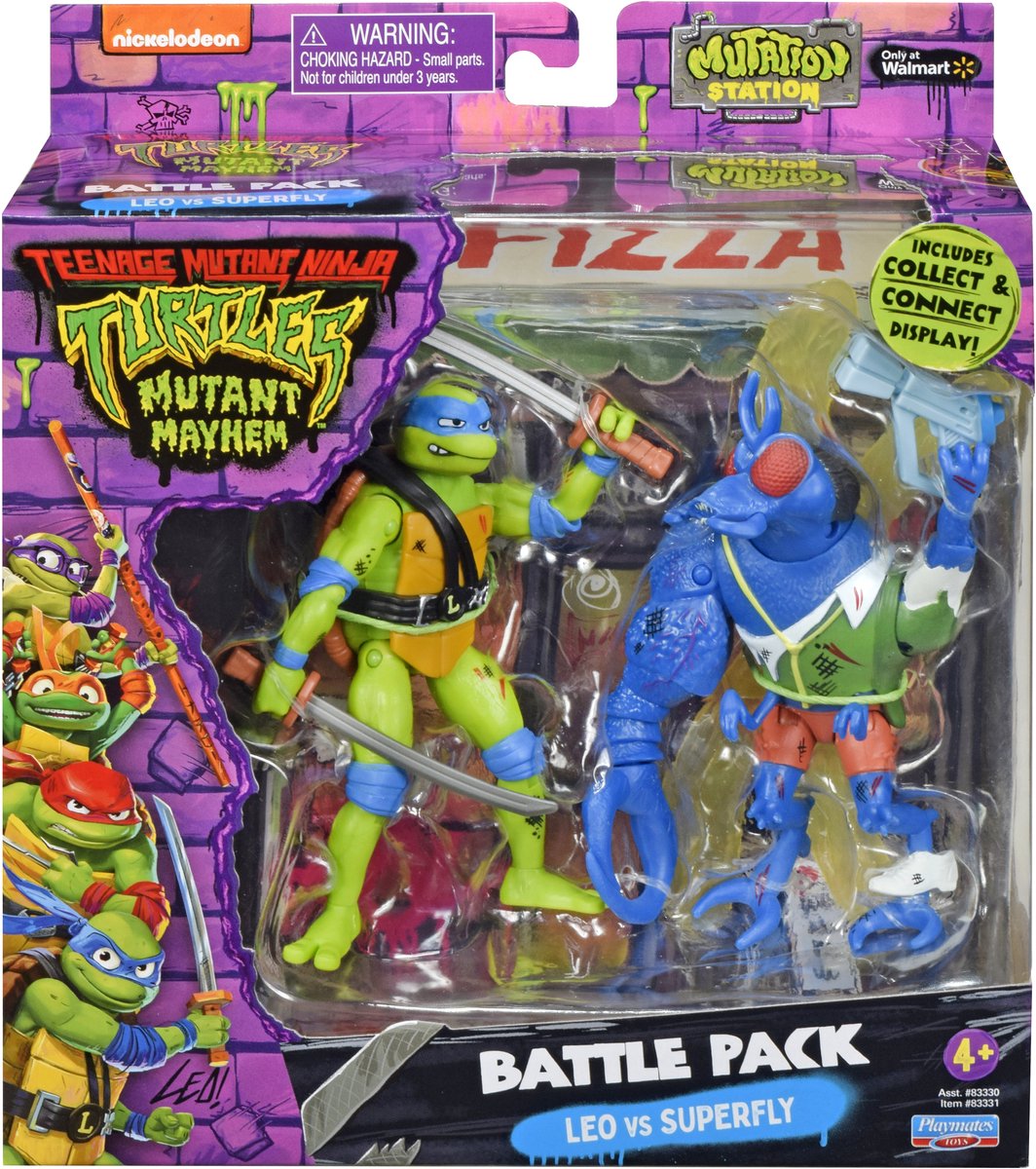 Tortugas ninjas mutantes adolescentes - leonardo vs superfly
