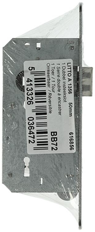 Yale 1014135 - 1 cerradura de embutir doble l r a1356 50mm | 2 piezas