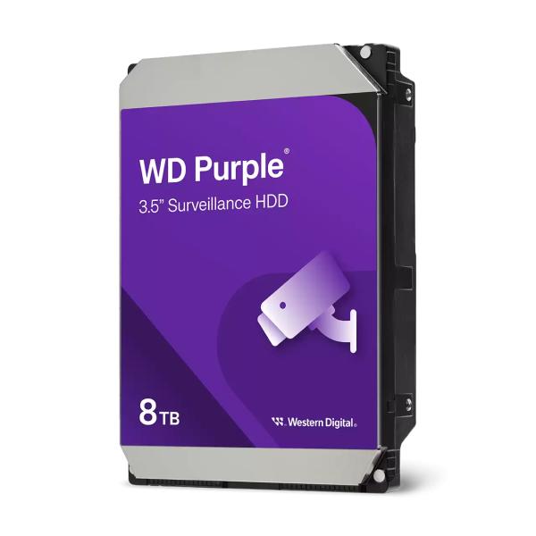 Western Digital Western Western WD85Purz Purple Surveillance HD, 8TB, 3.5, SATA3, 7200 RPM, 256 MB