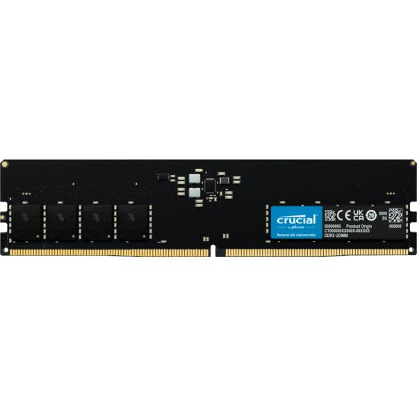 CT16G56C46U5 U-DIMM crucial, 16GB, DDR5, 5600 MHz, CL46, negro