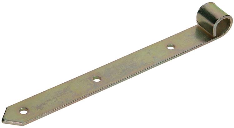 1013231 - bisagra de escotilla simple chapada en amarillo 25 cm diámetro 18 mm | 6 piezas