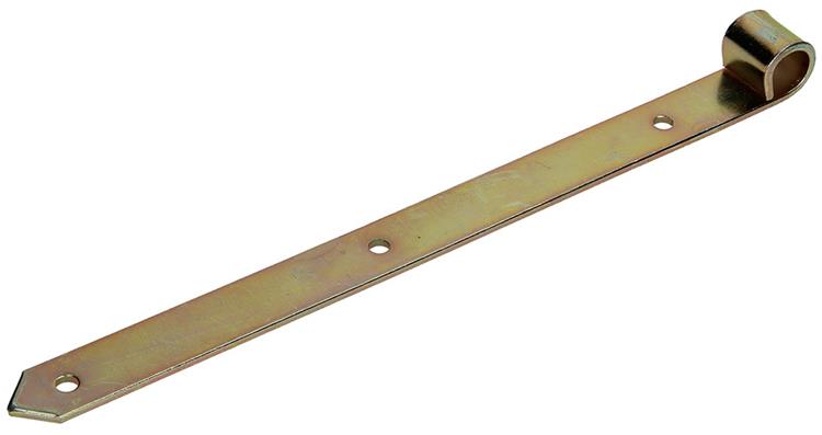 1013233 - bisagra de escotilla simple chapada en amarillo 35 cm diámetro 18 mm | 6 piezas