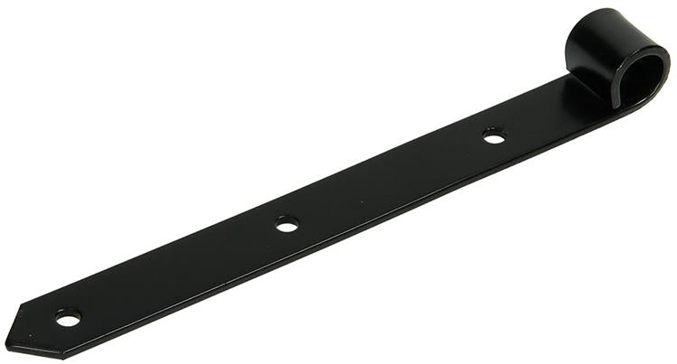 1013236 - bisagra de persiana simple negra 25 cm Ø 18 mm | 6 piezas