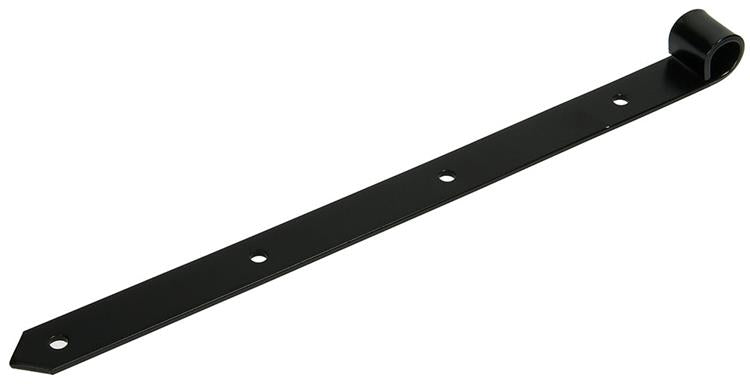 1013640 - bisagra de persiana simple negra 40 cm Ø 18 mm | 6 piezas