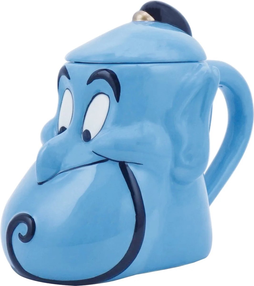 Half moon bay disney - aladdin geest vormige mok met deksel - 375ml
