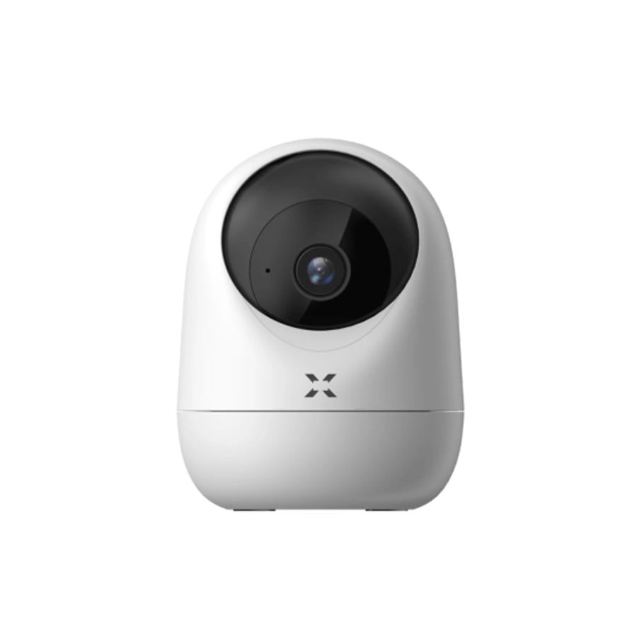 Cámara PT de interior inteligente X7207, Wi-Fi 2.4 GHz, 3 MP, USB tipo C, SD, White