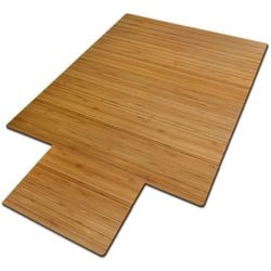 Tappetino per sedia floordirekt pro bambù, feltro