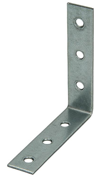 1013760 - 20 cuadrados plegados galvanizados 85x85x20mm | 10 piezas