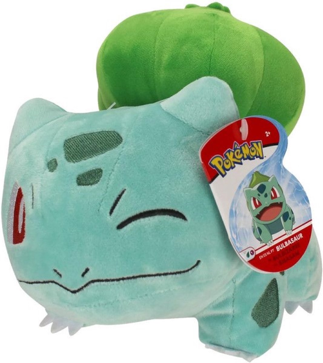 Pokémon peluche bulbasaur junior 20 cm peluche blu verde