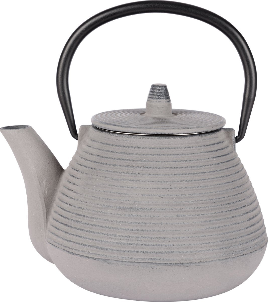 Teiera accogliente e trendy - 1l - ghisa - grigio chiaro