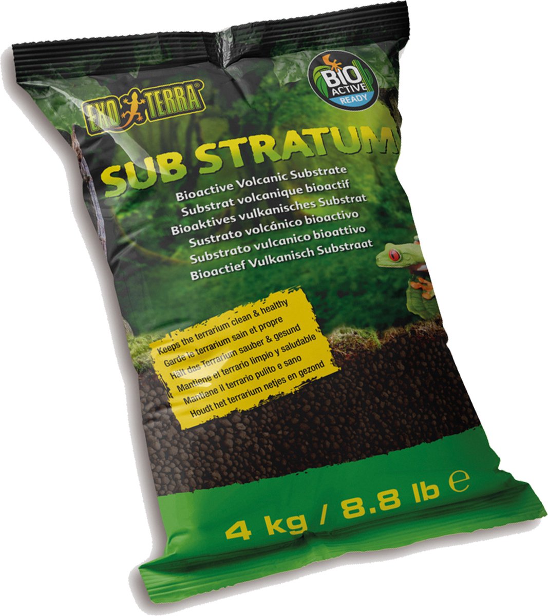 Substrato vulcanico bioattivo della rana Exo terra - 4 kg