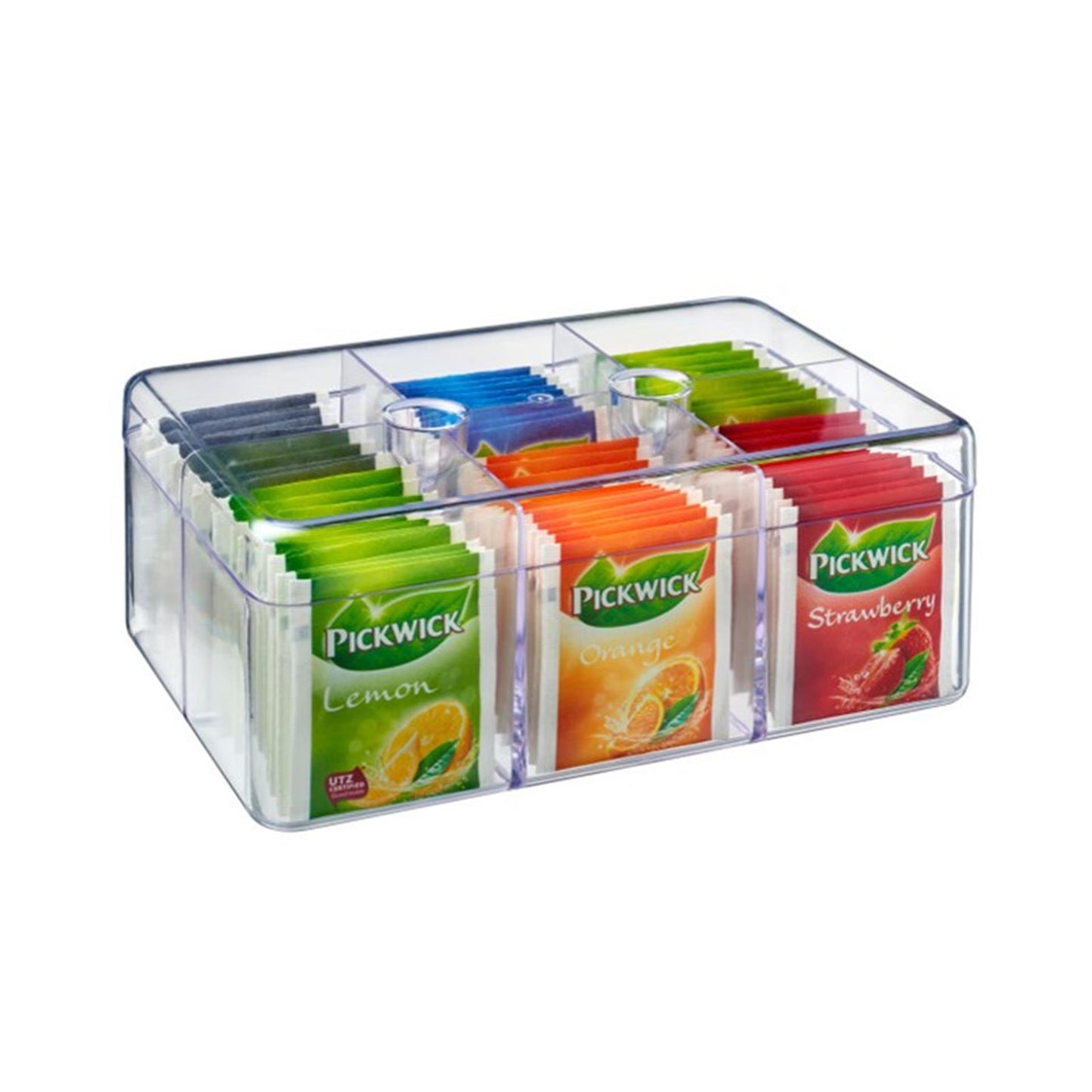 Caja de té Mepal rectangular-transparente