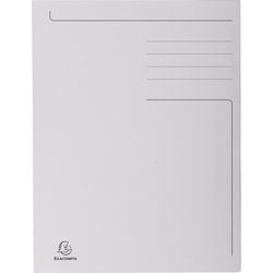 Carpeta 3 solapas exacompta forever 449019e folio gris