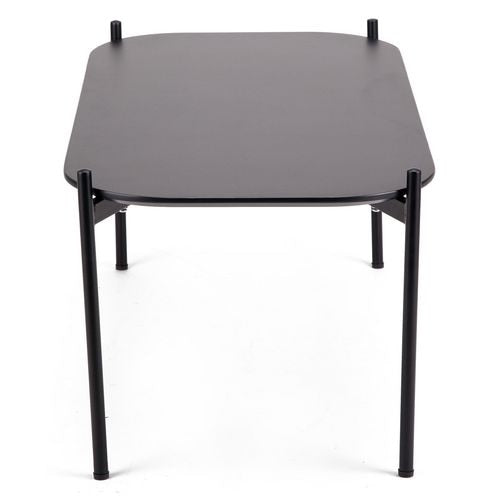 Tavolo da reception Paperflow con MDF laccato nero