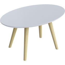 Tavolo reception paperflow scandi in mdf laccato bianco