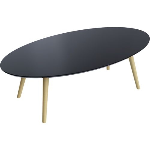 Mesa de recepción paperflow scandi mdf lacado negro