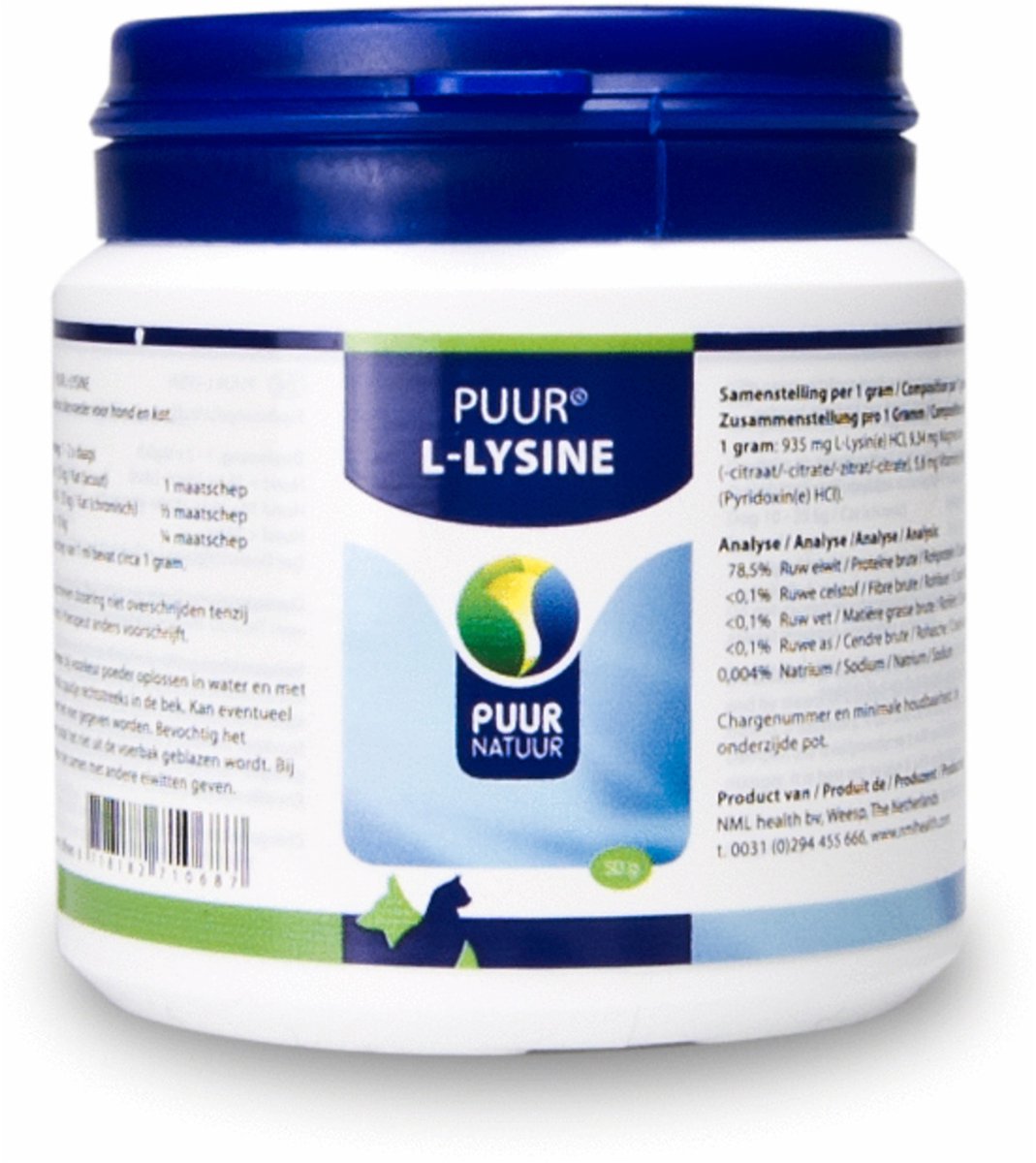 Natura pura Dog e gatto L-lisina