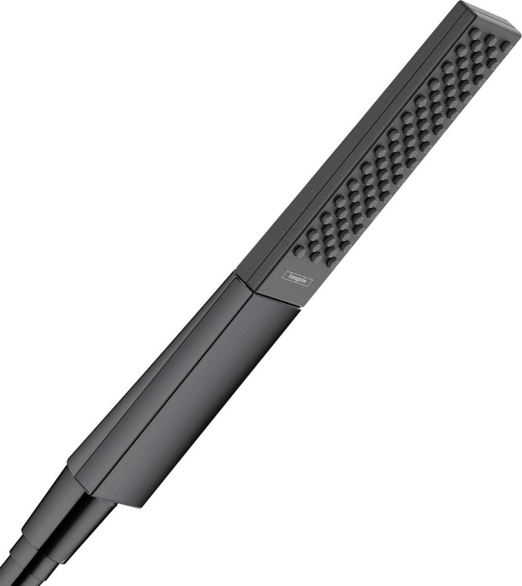 Doccetta Hansgrohe Rainfinity con asta 100 1jet nero opaco